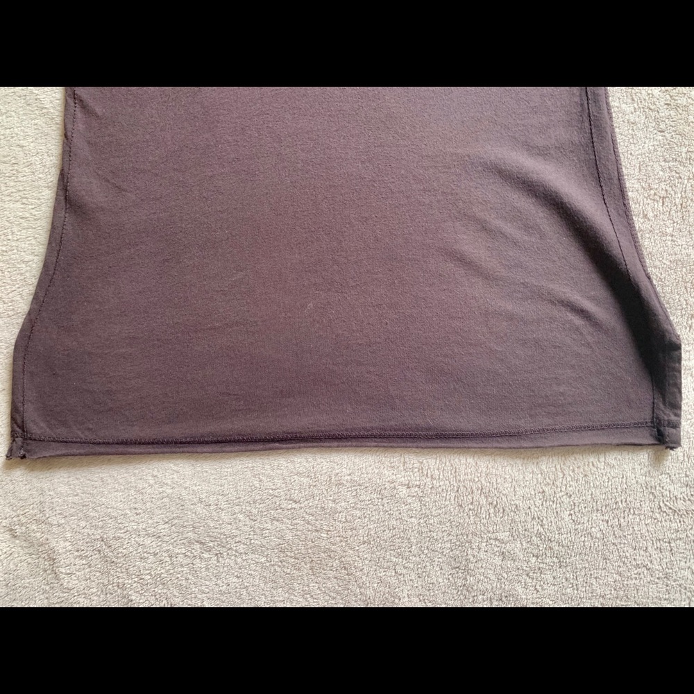 GAP low V-neck small casual brown shirt - Picture 4 of 7